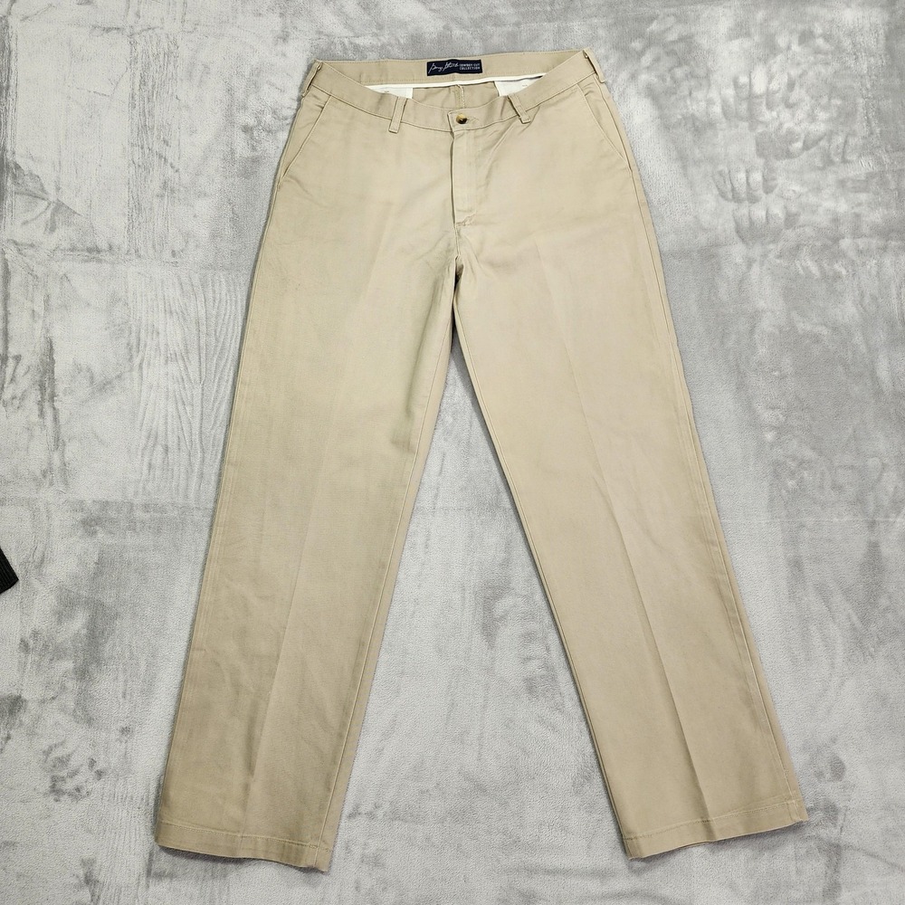 Wrangler Pants Mens 35x32 Beige George Strait Cowboy Cut Khakis Chino Casual